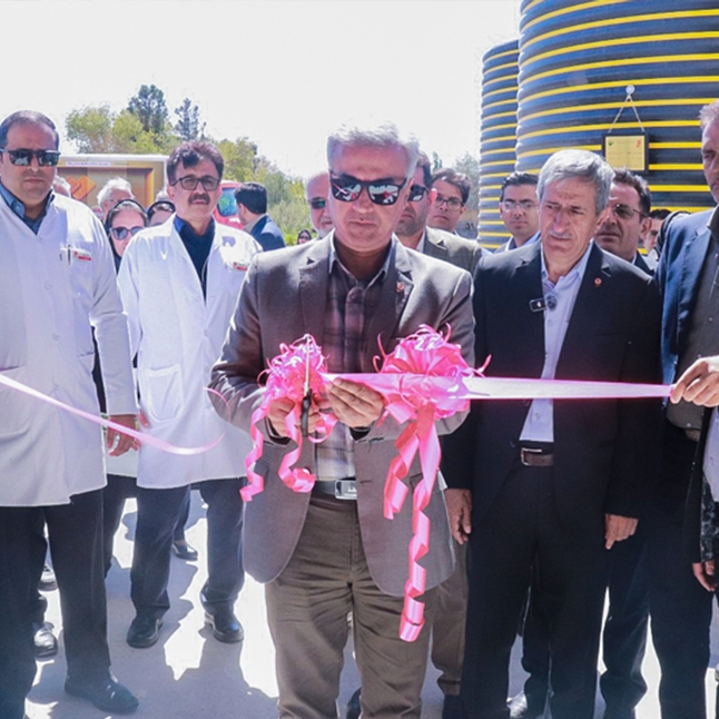 افتتاح تصفیه‌خانه فاضلاب صنعتی شرکت صنایع غذایی مینو شرق با حضور مدیرعامل شرکت اقتصادی و خودکفایی آزادگان