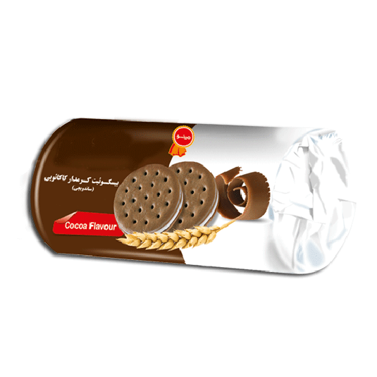 Cocoa cream biscuit