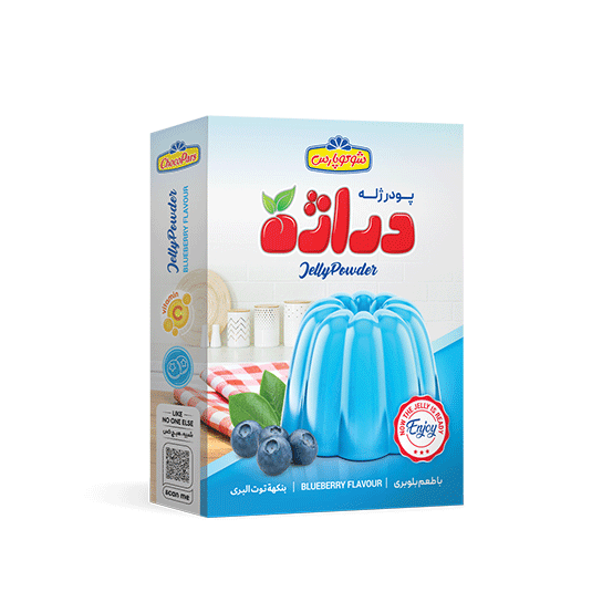 پودر ژله دراژه بلوبری