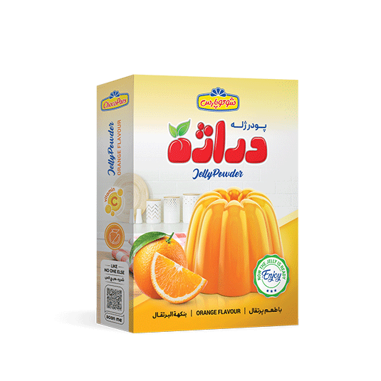 پودر ژله دراژه پرتقال