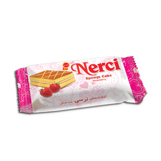 کیک نرسی توت فرنگی