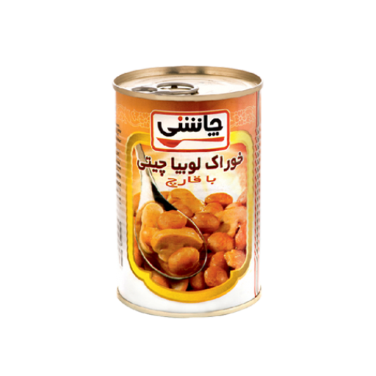 خوراک لوبیا چیتی با قارچ