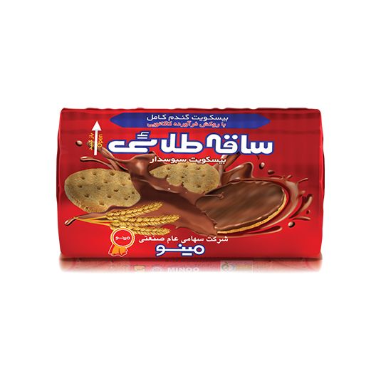 بیسکویت ساقه طلایی شکلاتی