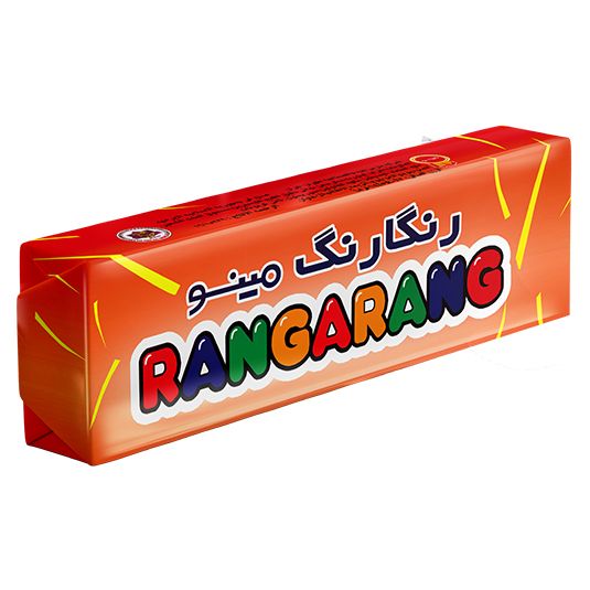 ویفر با لایه کاراملی رنگارنگ