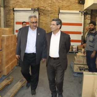 بازدید مدیرعامل گروه صنعتی مینو از شعبه ی قاسم ایران در زاهدان