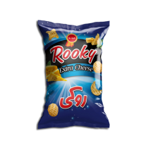 fried Product based on corn With cheese Powder