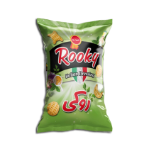 fried Product based on corn With cheese Powder