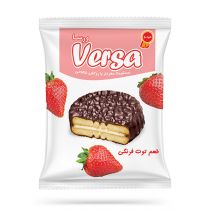 Compound Chocolate Coated Biscuit With Strawberry